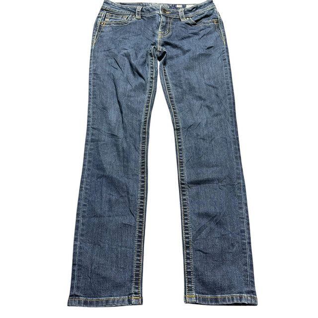 miss me straight leg women designer unisex jeans (w28)