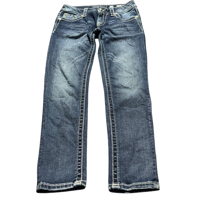 miss capri stretch lowwaist designer women jeans (w27)