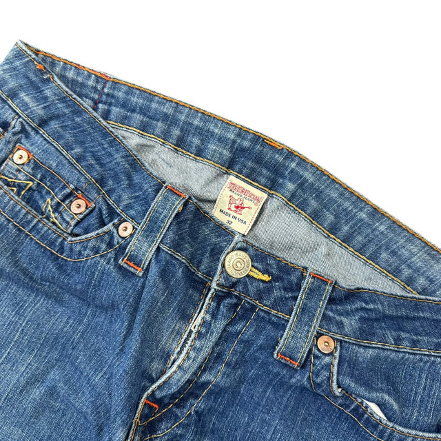 True Religion flared unisex designer jeans(w32)