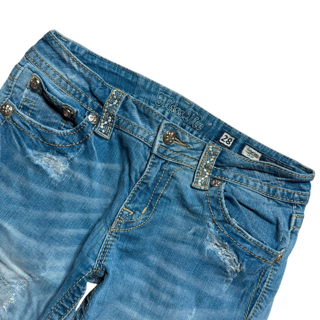 Miss me slim low waist women designer jeans(w28)