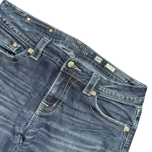 Miss me flared/bootcut low waist women designer jeans(w32)