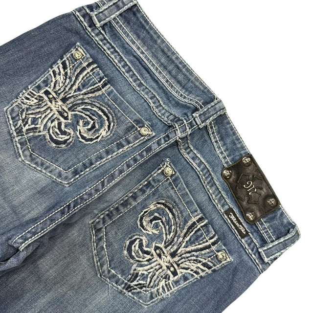 Miss me flared/bootcut mid rise women designer jeans(w31)