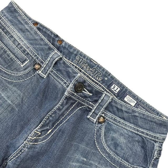 Miss me flared/bootcut mid rise women designer jeans(w31)