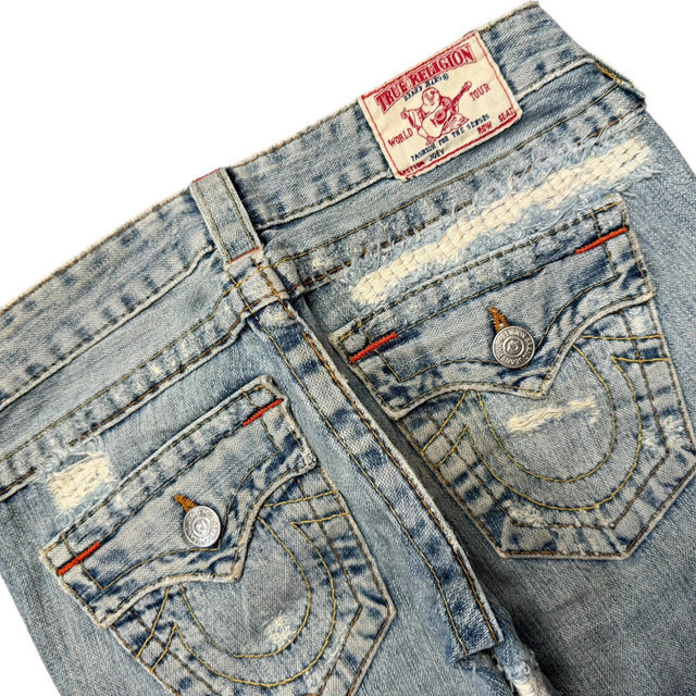 True religion flared/bootcut low waist women designer jeans(w25)