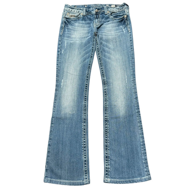 Miss me flared/bootcut low waist women designer jeans(w30)