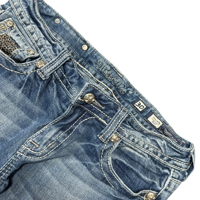 Miss me flared/bootcut low waist women designer jeans(w30)
