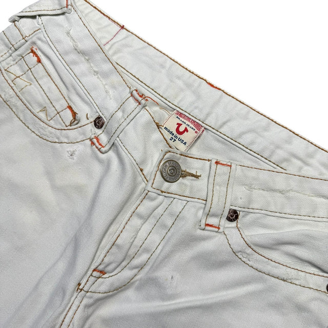 True Religion flared/bootcut low waist women designer jeans(w27)