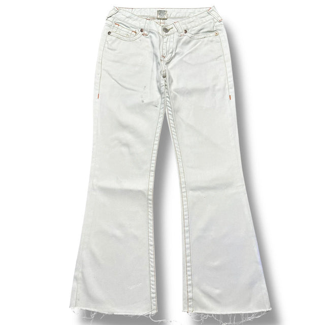 True Religion flared/bootcut low waist women designer jeans(w27)
