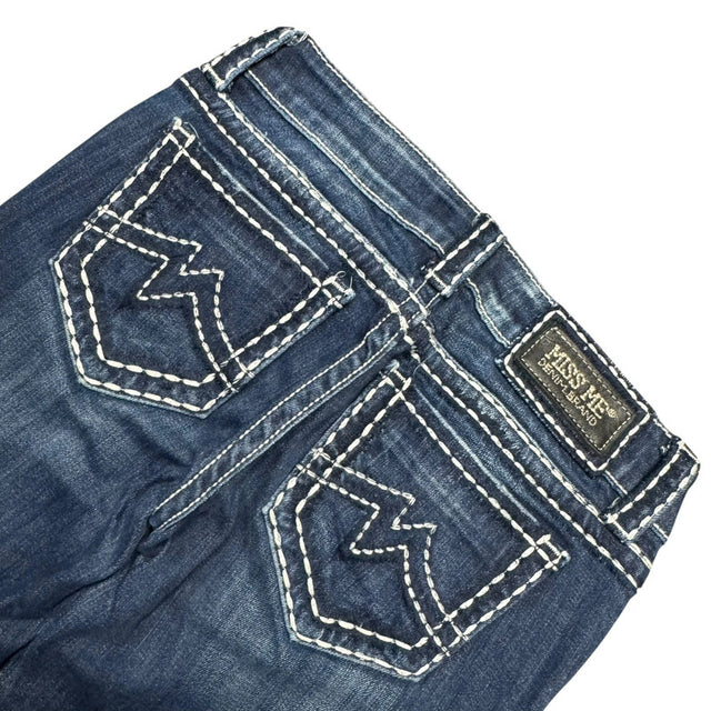 Miss me flared/bootcut low waist women designer jeans(w27)