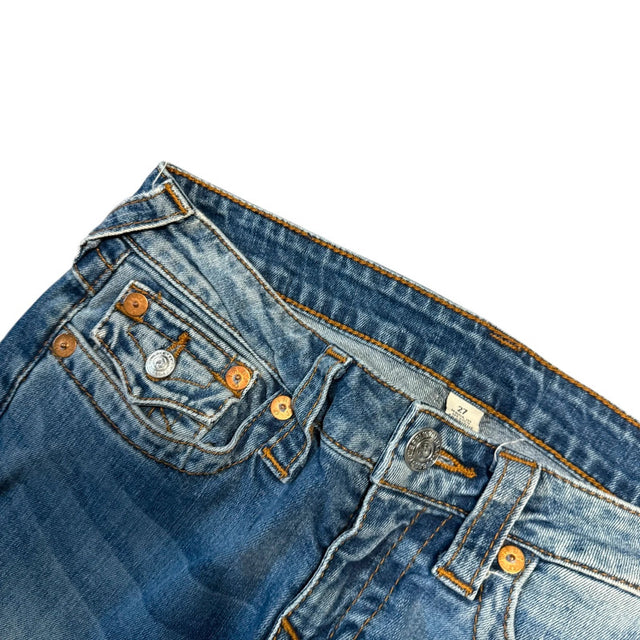 True Religion low waist straight/slim women designer Jeans(w27)