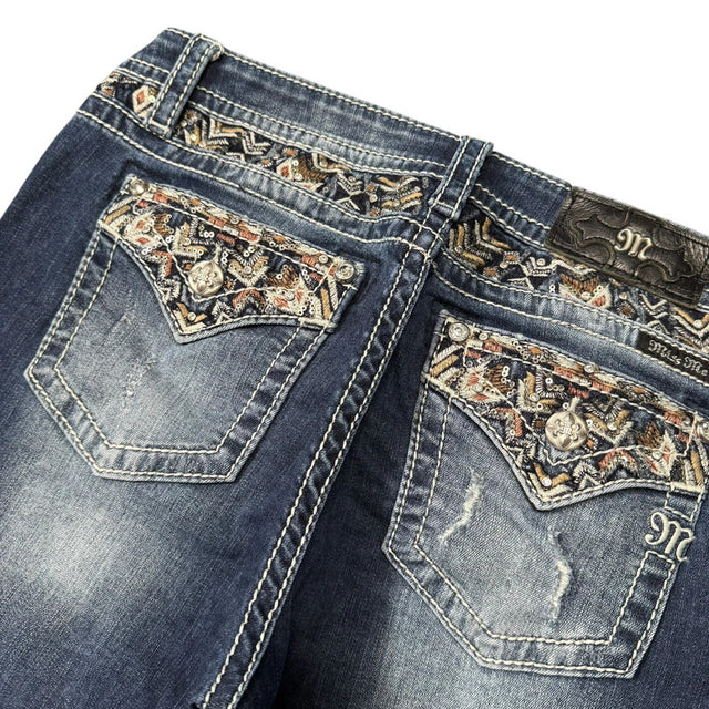 Miss me flared/bootcut mid waist women designer jeans(w30)