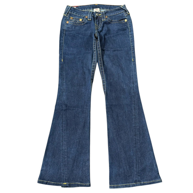 True Religion flared/Bootcut low waist women designer jeans(w26)