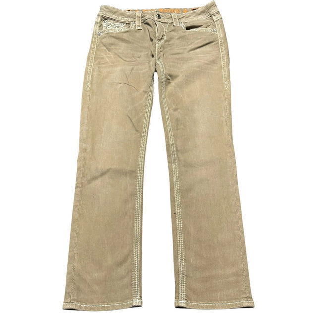 Rock Revival skinny low waist women designer jeans(w28)