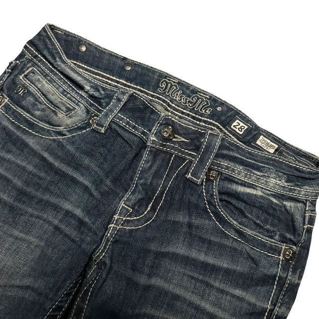 Miss me 3/4 low waist women designer jeans(w28)