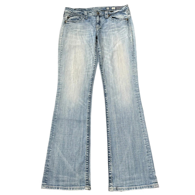Miss me flared/bootcut low waist women designer jeans(w32)