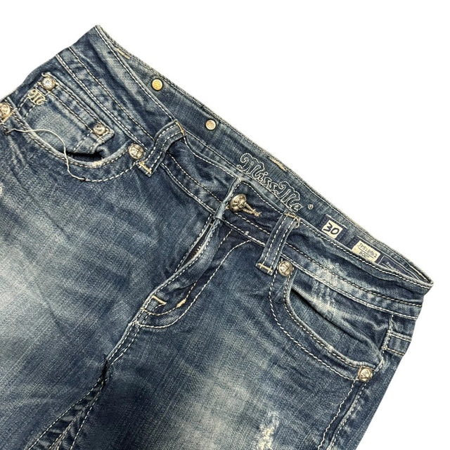 Miss me flared/Bootcut low waist women designer jeans(w30)