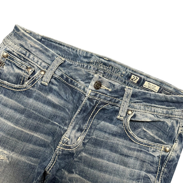 Miss me mid Rise ankle skinny women designer jeans(w27)
