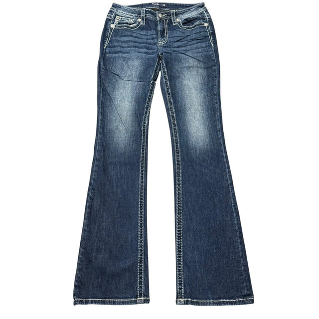 Miss me flared/bootcut women designer jeans(w28)