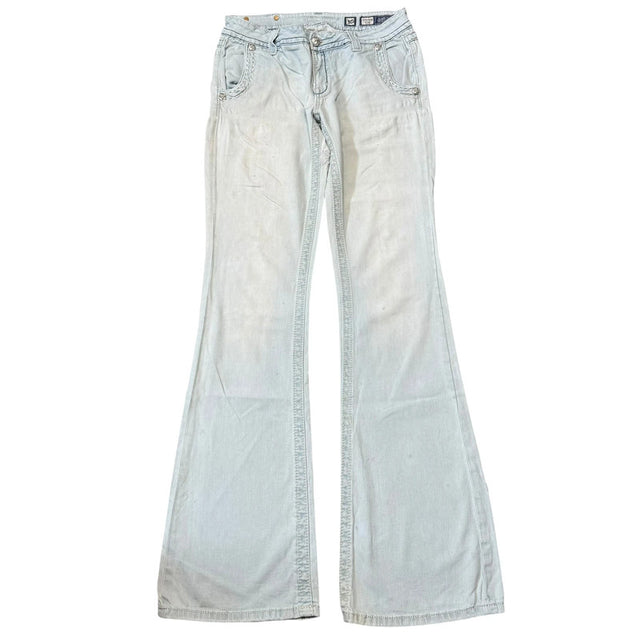 Miss me flared/bootcut low waist women designer jeans(w30)
