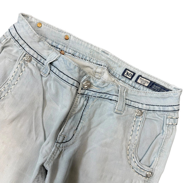 Miss me flared/bootcut low waist women designer jeans(w30)