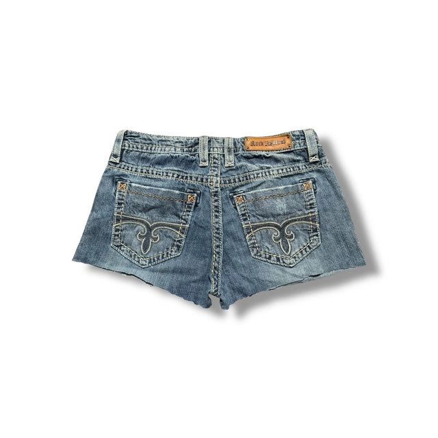 Rock Revival low Rise women designer Jeans Shorts(w30)