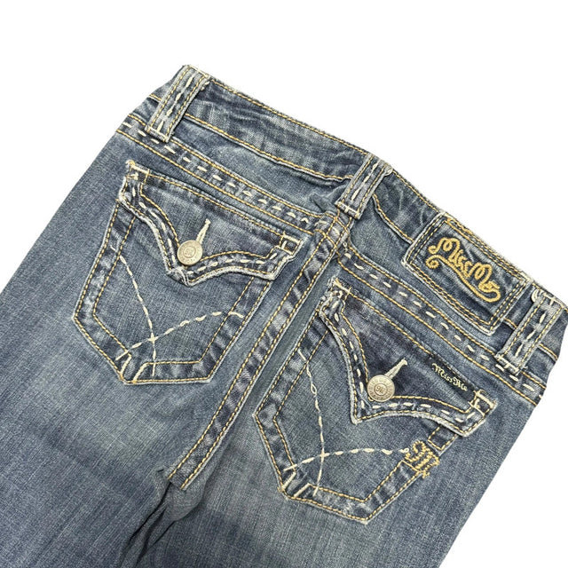 Miss me flared/bootcut low waist women designer jeans(w27)