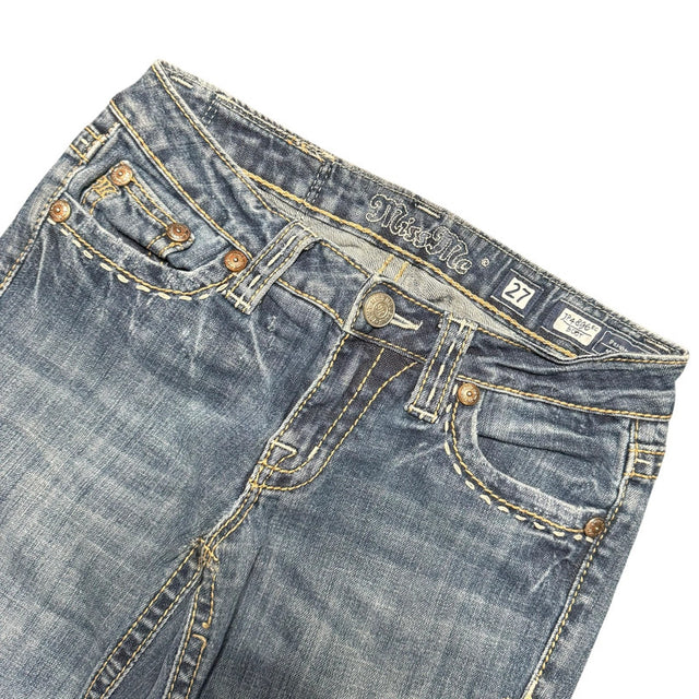 Miss me flared/bootcut low waist women designer jeans(w27)