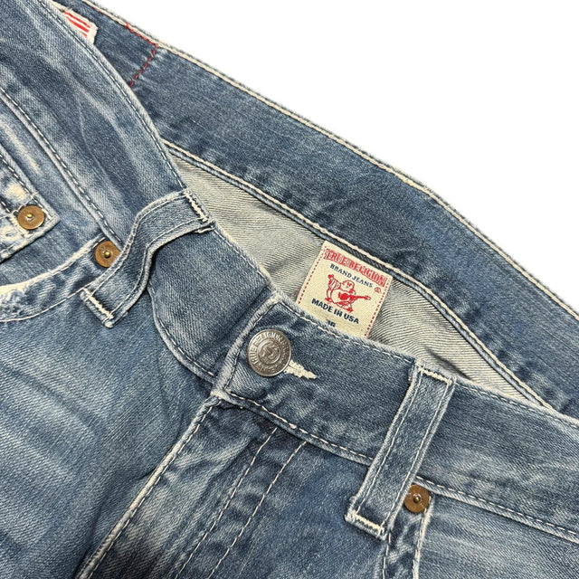 True Religion baggy/straight leg unisex designer jeans(w36)
