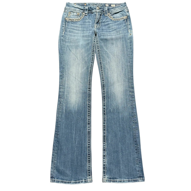 Miss me flared/bootcut low waist women designer jeans(w29)