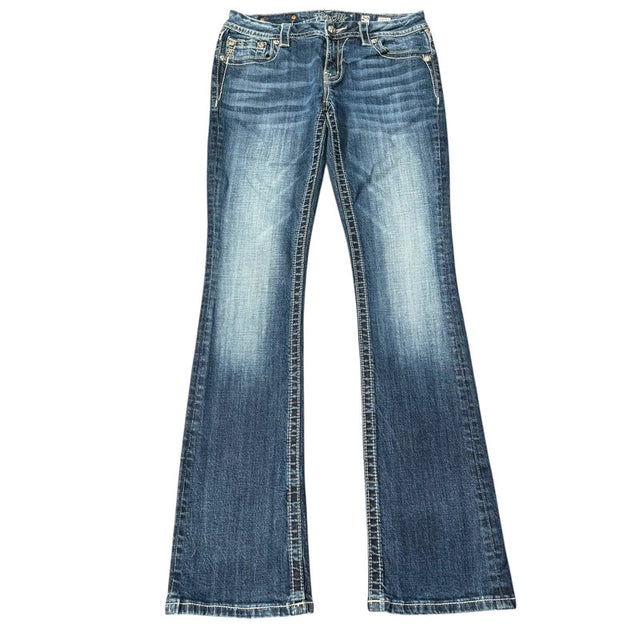 Miss me flared/bootcut low waist women designer jeans(w29)