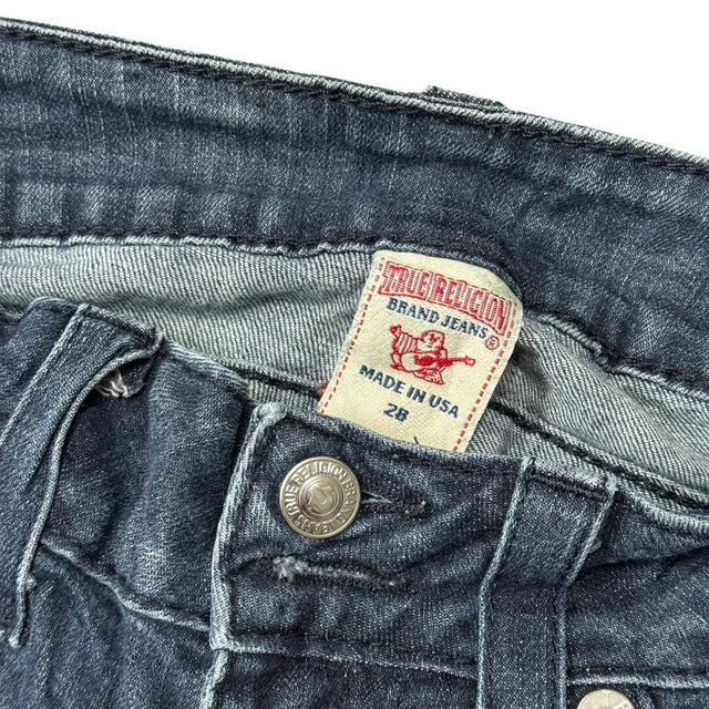True Religion flared/bootcut mid Rise women designer jeans(w28)