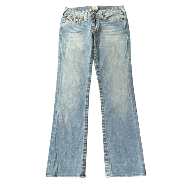 True Religion Straight leg low waist women designer jeans(w28)