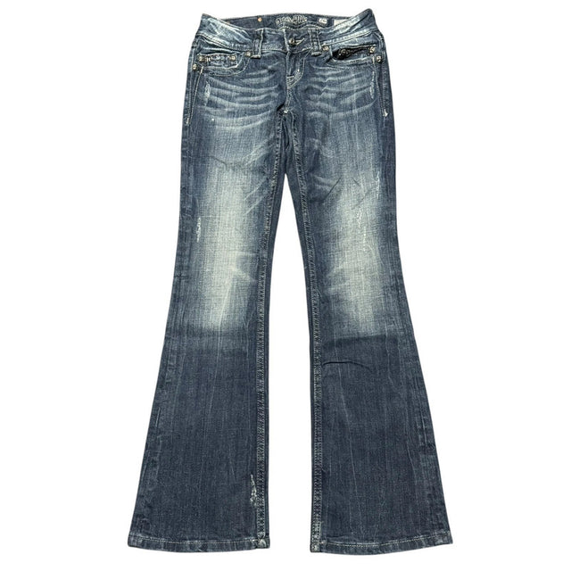 Miss me flared/bootcut low waist women designer jeans(w26)