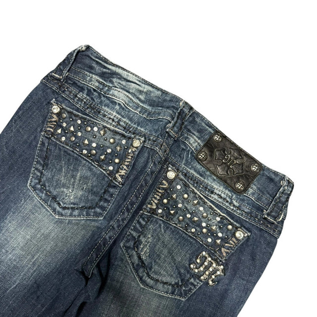 Miss me flared/bootcut low waist women designer jeans(w26)