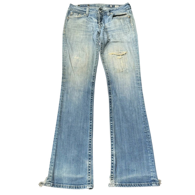 Miss me flared/bootcut low waist women designer jeans(w30)