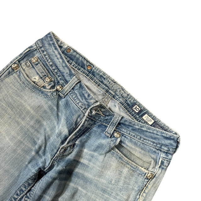 Miss me flared/bootcut low waist women designer jeans(w30)