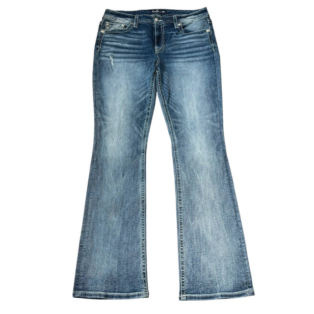 Miss me flared/bootcut mid Rise women designer jeans(w34)