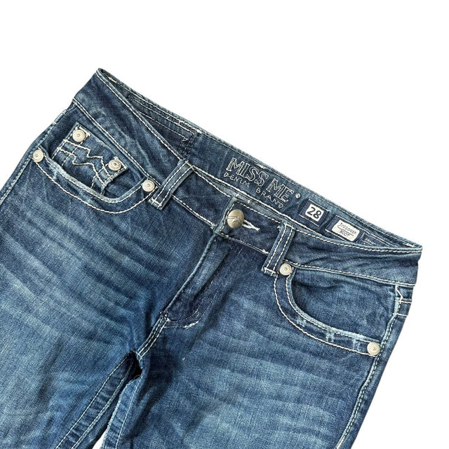 Miss me flared/bootcut low waist women designer Jeans(w28)