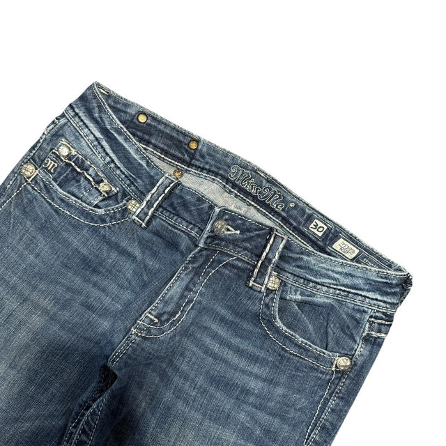 Miss me flared/bootcut low waist women designer jeans(w30)