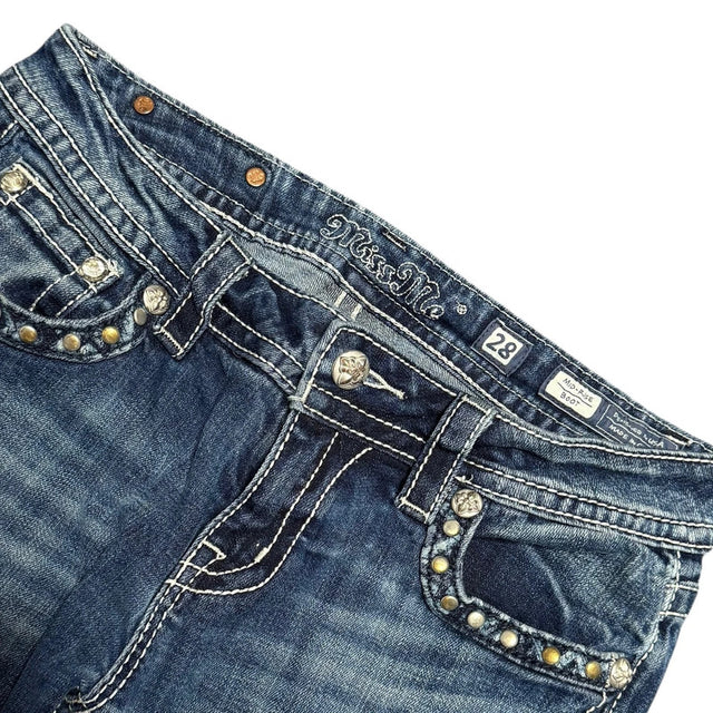 Miss me flared/bootcut mid rise women designer Jeans(w28)