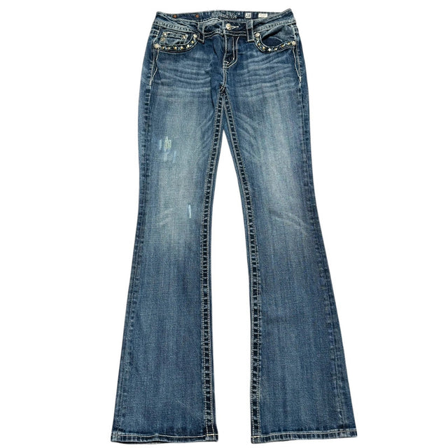 Miss me flared/bootcut mid rise women designer Jeans(w28)