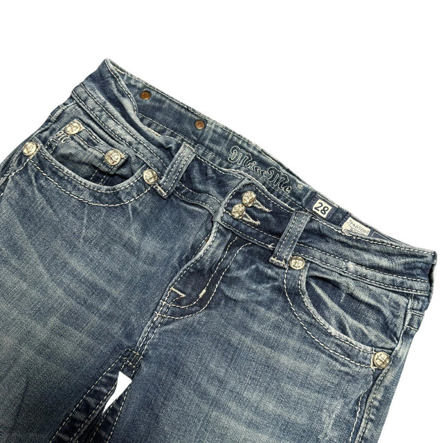 Miss me flared/bootcut low waist women designer Jeans(w28)
