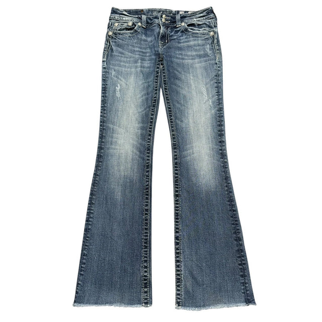 Miss me flared/bootcut low waist women designer Jeans(w28)