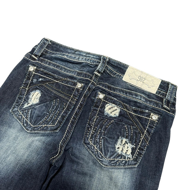 Miss me flared/bootcut low waist women designer Jeans(w26)