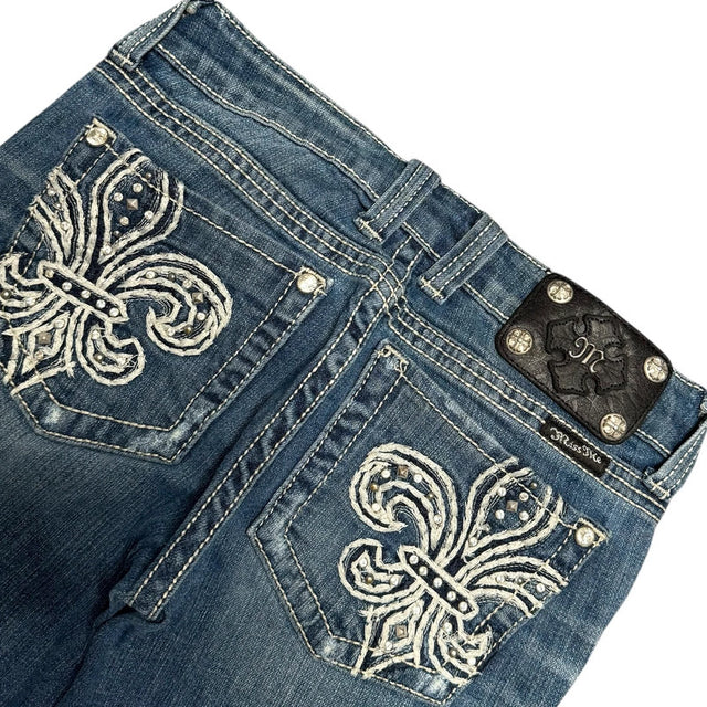 Miss me flared/bootcut low waist women designer Jeans(w27)