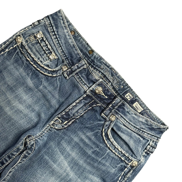 Miss me flared/bootcut low waist women designer jeans(w29)