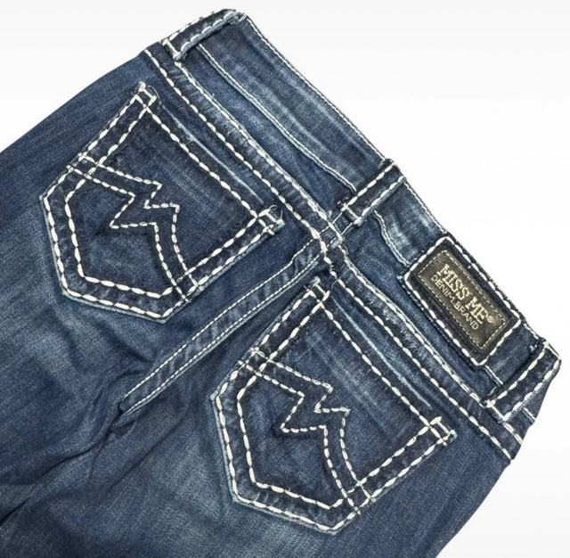 Miss me flared/bootcut low waist women designer jeans(w27)