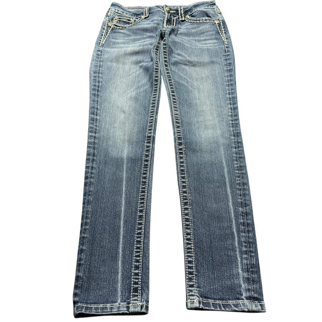 Miss me low waist designer women skinny jeans(w27)