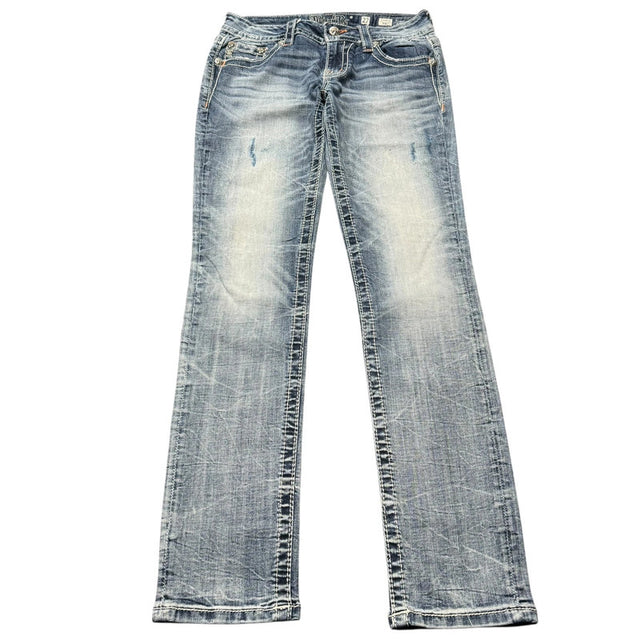 Miss me low waist women designer slim fit jeans (w27)