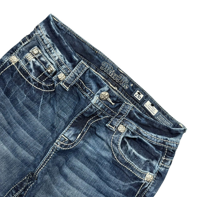 Miss me low waist designer women skinny jeans(w26)